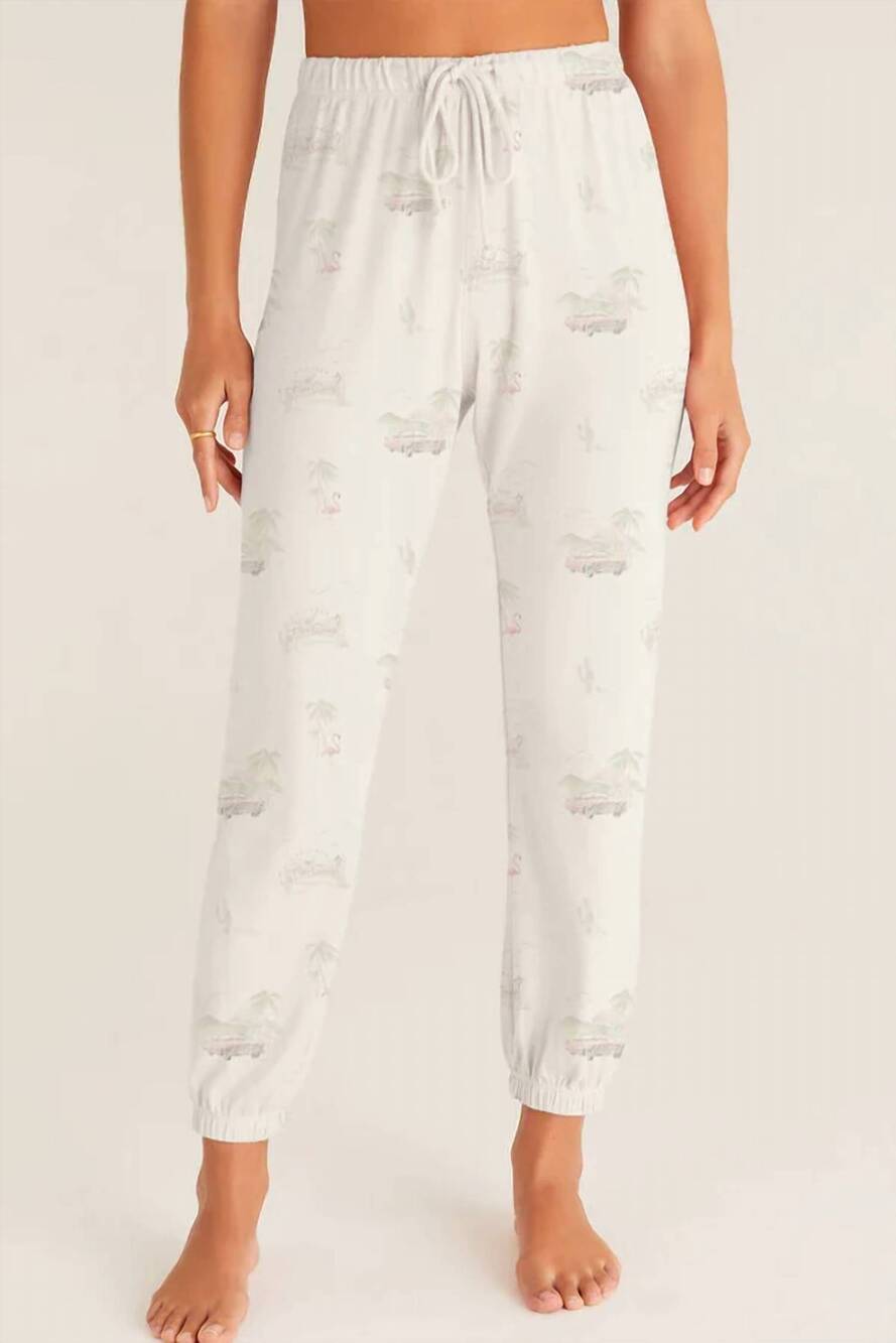 NEW Z SUPPLY palm springs jogger in bone